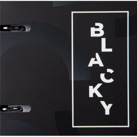 Ежедневник недатированный на кольцах Attache, 136л., 80г/м3, Blacky
