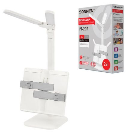 Настольная лампа светильник беспроводная SONNEN PT-202, подставка для книг, USB, LED, 5 Вт, 3 режима, 238780 Настольная лампа светильник беспроводная SONNEN PT-202, подставка для книг, USB, LED, 5 Вт, 3 режима, 238780