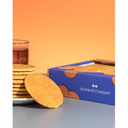 Вафли Деловой Стандарт Голландские со сгущенным молоком, 1,16 кг/уп