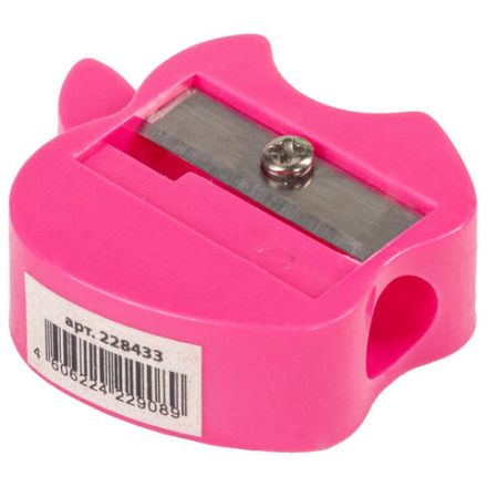 Точилка ПИФАГОР "Яблоко", пластиковая, корпус ассорти, 228433 Точилка ПИФАГОР "Яблоко", пластиковая, корпус ассорти, 228433