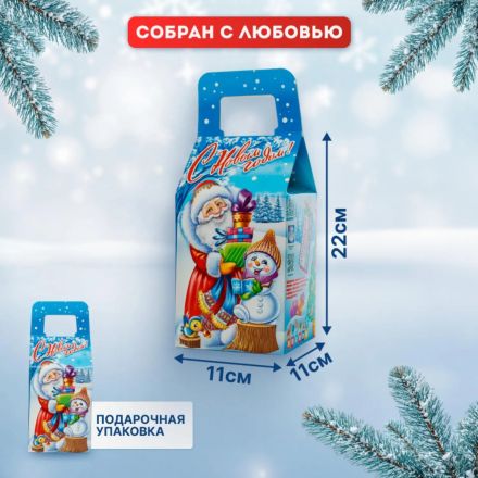 Новогодний сладкий подарок Новогодняя Елка Картон 500 грамм, K063