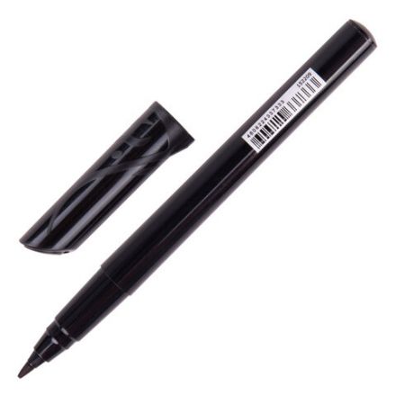 Маркер перманентный BRAUBERG NEW LINE, ЧЕРНЫЙ, круглый наконечник 2 мм, 152209 Маркер перманентный BRAUBERG NEW LINE, ЧЕРНЫЙ, круглый наконечник 2 мм, 152209