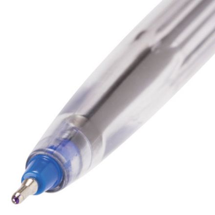 Ручка шариковая масляная BRAUBERG "Ice", СИНЯЯ, корпус прозрачный, узел 0,6 мм, линия письма 0,3 мм, 142686 Ручка шариковая масляная BRAUBERG "Ice", СИНЯЯ, корпус прозрачный, узел 0,6 мм, линия письма 0,3 мм, 142686