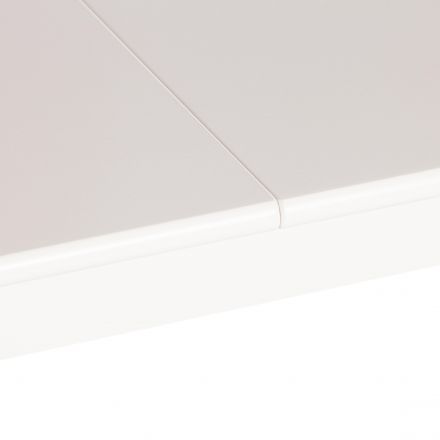 Стол CATERINA PROVENCE , бук, мдф, 100+30x70x75 см, Ivory white