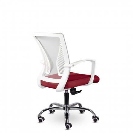 Кресло СН-800 Энжел белый хром Ср TW-71/Е13-к (серебристый/бордовый) Кресло СН-800 Энжел белый хром Ср TW-71/Е13-к (серебристый/бордовый)
