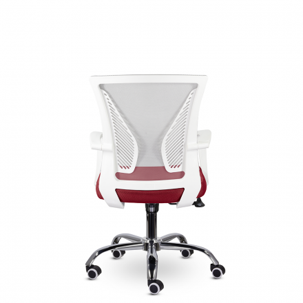 Кресло СН-800 Энжел белый хром Ср TW-71/Е13-к (серебристый/бордовый) Кресло СН-800 Энжел белый хром Ср TW-71/Е13-к (серебристый/бордовый)