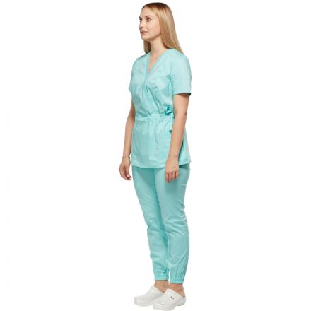 Костюм для медицинского персонала жен. М24 КБР бирюзовый 50 (158-164) Костюм для медицинского персонала жен. М24 КБР бирюзовый 50 (158-164)