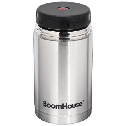 Термос 0,8 л для еды/напитков с широким горлом, BOOMHOUSE (БУМХАУ) WIDE, нержавеющая сталь SUS304, серебристый, 700319 Термос 0,8 л для еды/напитков с широким горлом, BOOMHOUSE (БУМХАУ) WIDE, нержавеющая сталь SUS304, серебристый, 700319