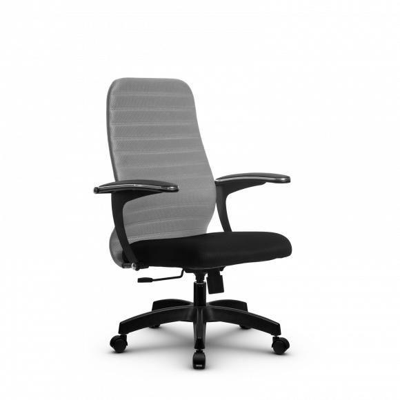 Кресло Metta SU-CM-10 светло-серое/черное Pl
