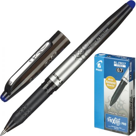 Ручка гелевая со стираемыми чернилами Pilot BL-FRO7 Frixion Pro синяя (толщина линии 0.35 мм) Ручка гелевая со стираемыми чернилами Pilot BL-FRO7 Frixion Pro синяя (толщина линии 0.35 мм)