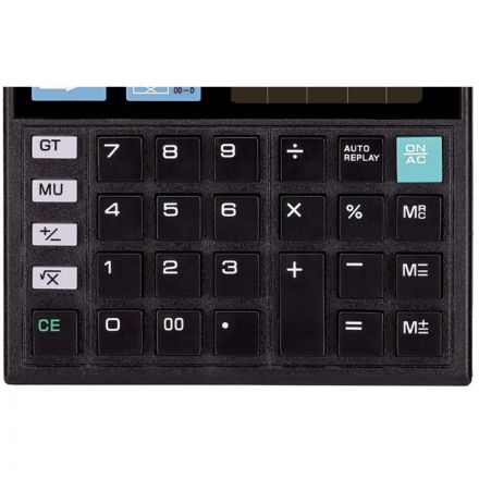Калькулятор настольный компактный Deli E39231,12 разр,дв пит, 129x129мм,чер