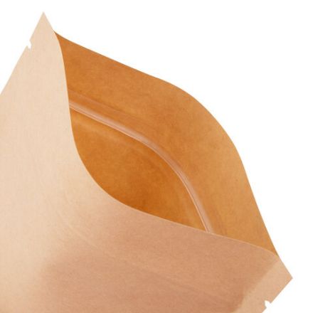 Пакеты дой-пак с замком ZIP LOCK, крафт с окном 50 мм, 140х200 + 40 мм, КОМПЛЕКТ 100 штук, 150 мкм, BRAUBERG, 700690 Пакеты дой-пак с замком ZIP LOCK, крафт с окном 50 мм, 140х200 + 40 мм, КОМПЛЕКТ 100 штук, 150 мкм, BRAUBERG, 700690