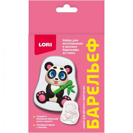 Набор для творчества Барельефы из гипса Веселая панда Пз/Г-029 Набор для творчества Барельефы из гипса Веселая панда Пз/Г-029