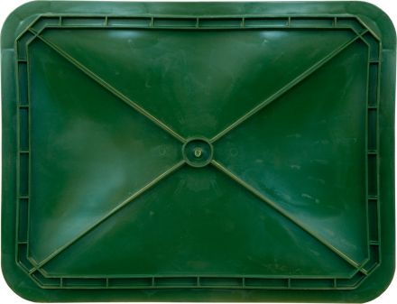 Ящик 430х330х110 без крышки, под пирожные  красный