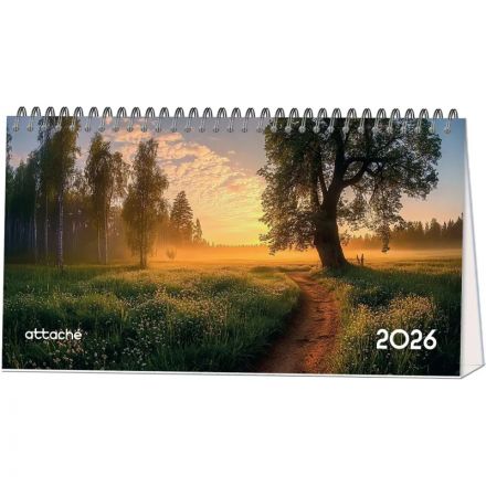 Календарь-домик настольный 2026 Attache, Природа России, 240х130 Календарь-домик настольный 2026 Attache, Природа России, 240х130