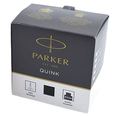 Чернила PARKER "Bottle Quink", объем 57 мл, черные, 1950375 Чернила PARKER "Bottle Quink", объем 57 мл, черные, 1950375