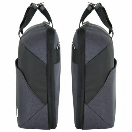 Сумка портфель BRAUBERG MODERN с отделением для ноутбука 15-16", откидная крышка, серая, 29х42х11 см, 270828