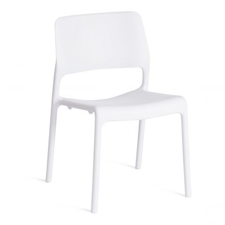 Стул Tetchair FURDI (mod. 53) пластик, 48 х 55.5 х 77.5 см, White (Белый) 1