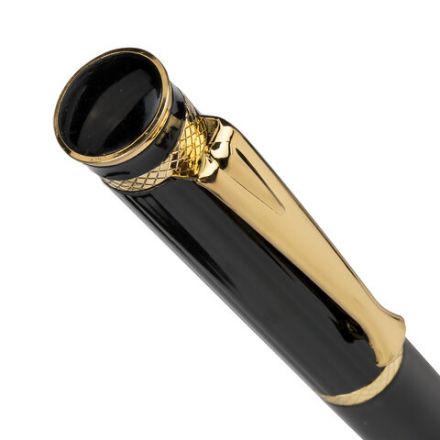 Ручка подарочная шариковая BRAUBERG "Perfect Black", корпус черный, узел 1 мм, линия письма 0,7 мм, синяя, 141416 Ручка подарочная шариковая BRAUBERG "Perfect Black", корпус черный, узел 1 мм, линия письма 0,7 мм, синяя, 141416