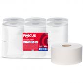 Бумага туалетная д/дисп Focus Jumbo Premium 3сл белцел120м 12рул/уп 5077831