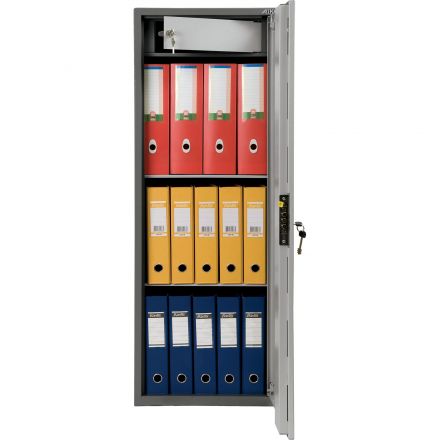 Шкаф для бумаг S_SL-125/2T с 2 отделами 460х340х1252 (279506)