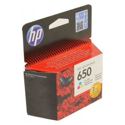 Картридж струйный HP (CZ102AE) Deskjet Ink Advantage 2515/2516 №650, цветной, оригинальный Картридж струйный HP (CZ102AE) Deskjet Ink Advantage 2515/2516 №650, цветной, оригинальный