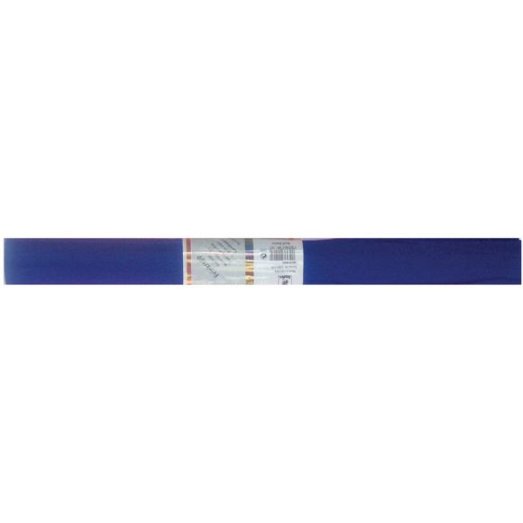 Бумага для творчества креповая WEROLA, 50см*250см 32г/м тёмно-синяя,12061-1