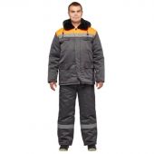 Костюм рабочий зимний з35-КПК серый/оранжевый (р.56-58) 158-164 Костюм рабочий зимний з35-КПК серый/оранжевый (р.56-58) 158-164