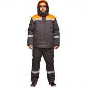 Костюм рабочий зимний муж з45-КПК сер/оранж (р.60-62) 170-176 Костюм рабочий зимний муж з45-КПК сер/оранж (р.60-62) 170-176