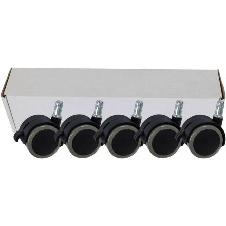 Набор колес для кресла VB_BlockCastorSet3850 для паркета/ламината шток 11мм Набор колес для кресла VB_BlockCastorSet3850 для паркета/ламината шток 11мм
