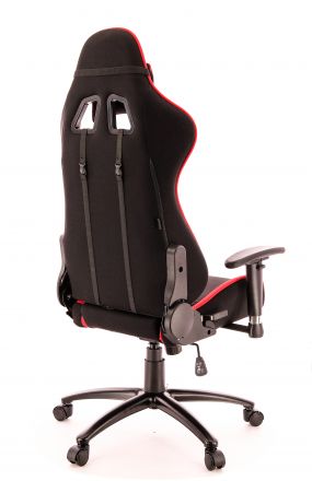 Кресло Everprof Lotus S4 Ткань Черный/Красный