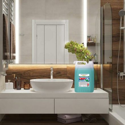 Мыло-крем жидкое с АНТИБАКТЕРИАЛЬНЫМ ЭФФЕКТОМ, 5 л, ЗОЛОТОЙ ИДЕАЛ "Холодная мята", 607490 Мыло-крем жидкое с АНТИБАКТЕРИАЛЬНЫМ ЭФФЕКТОМ, 5 л, ЗОЛОТОЙ ИДЕАЛ "Холодная мята", 607490