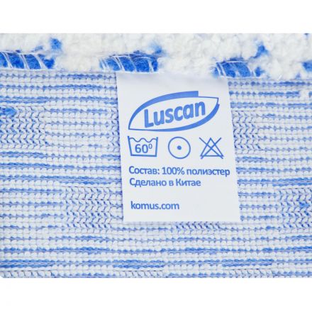 Насадка МОП Luscan 34х10см, микрофибра, кнопки Насадка МОП Luscan 34х10см, микрофибра, кнопки
