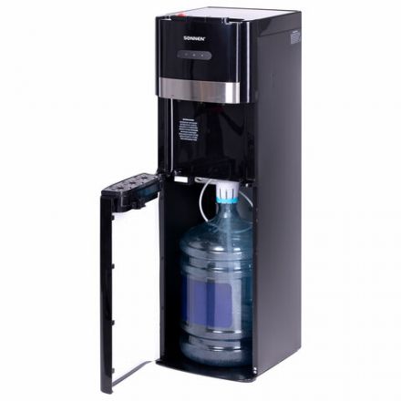 Кулер для воды SONNEN FSE-03B, напольный, нагрев/охлаждение, НИЖНЯЯ ЗАГРУЗКА, 3 крана, черный, 454998 Кулер для воды SONNEN FSE-03B, напольный, нагрев/охлаждение, НИЖНЯЯ ЗАГРУЗКА, 3 крана, черный, 454998
