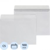 Конверт С5 ECOPOST белый стрип 162х229 с вн. зап. 80г бел.92-100% 100шт/уп
