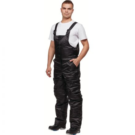 Полукомбинезон рабочий зимний утепленный з38-ПК черн (р.64-66) 170-176 Полукомбинезон рабочий зимний утепленный з38-ПК черн (р.64-66) 170-176