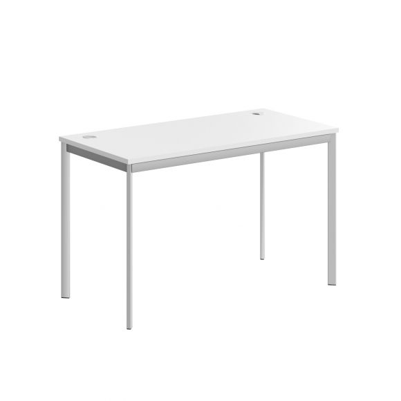 Стол письменный СП-2.1S Белый/Алюминий 1200х600х755. IMAGO-S
