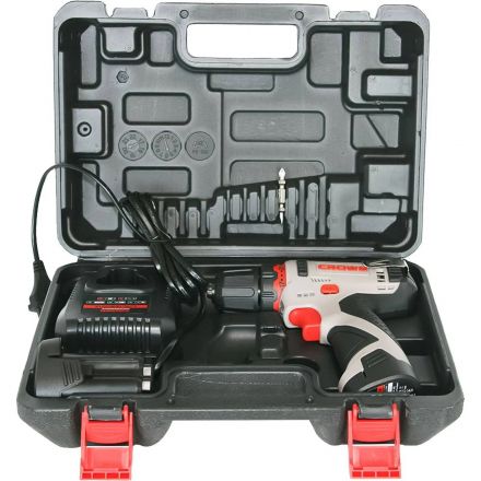 Дрель-шуруповерт аккумуляторная CROWN CT21072HX-2 BMC