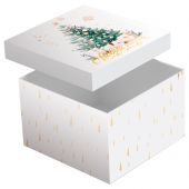 Коробка складная подарочная MESHU "New Year", (15*15*15см), отд фольгой Коробка складная подарочная MESHU "New Year", (15*15*15см), отд фольгой