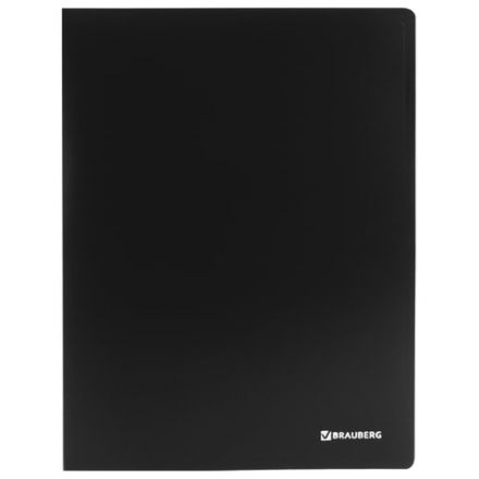 Папка на 2 кольцах BRAUBERG "Office", 25 мм, черная, до 170 листов, 0,5 мм, 227495 Папка на 2 кольцах BRAUBERG "Office", 25 мм, черная, до 170 листов, 0,5 мм, 227495