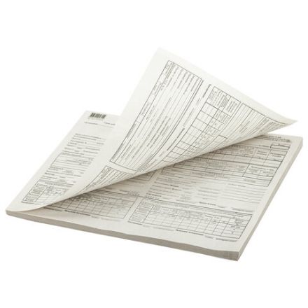 Бланк бухгалтерский типографский "Путевой лист грузового автомобиля с талоном", А4 (198х275 мм), СПАЙКА 100 шт., 130137 Бланк бухгалтерский типографский "Путевой лист грузового автомобиля с талоном", А4 (198х275 мм), СПАЙКА 100 шт., 130137