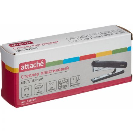 Степлер Attache 8209 до 12 листов черный Степлер Attache 8209 до 12 листов черный