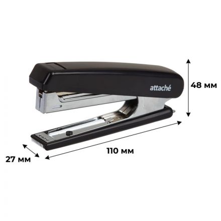 Степлер Attache 8209 до 12 листов черный Степлер Attache 8209 до 12 листов черный