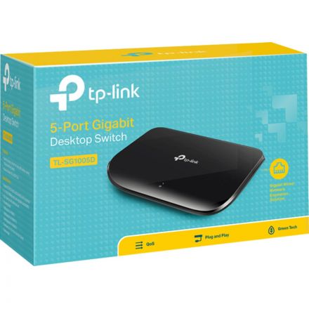 Коммутатор TP-Link TL-SG1005D (L2) 5x1Гбит/с неуправляемый Коммутатор TP-Link TL-SG1005D (L2) 5x1Гбит/с неуправляемый