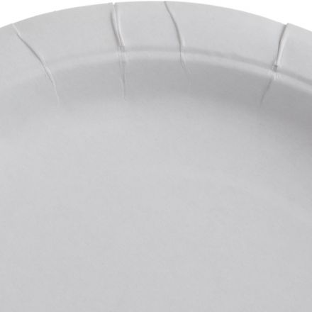 Тарелка одноразовая из ламинированной бумаги д 230 мм, 50шт/уп