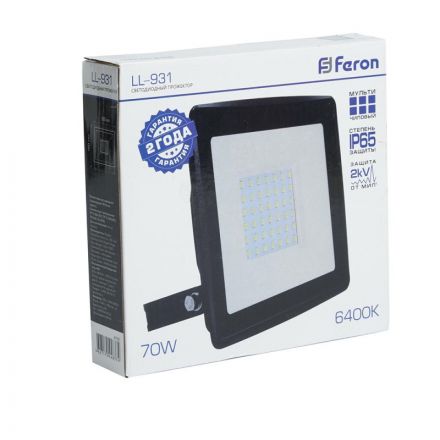 Прожектор светодиодный Feron LL-931 IP65 70W 6400K