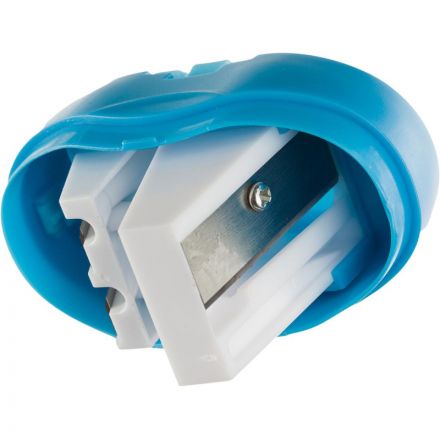 Точилка Attache Selection тройная с контейнером голубая