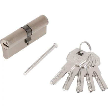 Замок врезной УЗК_Мех.цилин Стандарт MAX 80 40х40 SN5кл перф.кл/кл.мат.ник