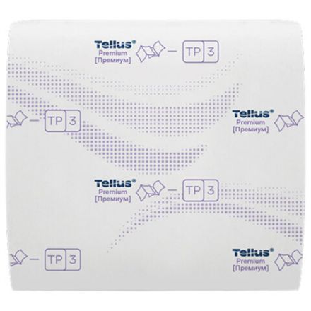 Бумага туалетная листовая Tellus/TORK (Система ТР3) ПРЕМИУМ КОМПЛЕКТ 40 шт., 200 л., 11х23 см, 2-слойная, 233100
