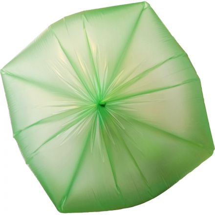 Мешки для мусора ПНД 60л 12мкм 30шт/рул зеленые 58x68см Luscan Bio Мешки для мусора ПНД 60л 12мкм 30шт/рул зеленые 58x68см Luscan Bio